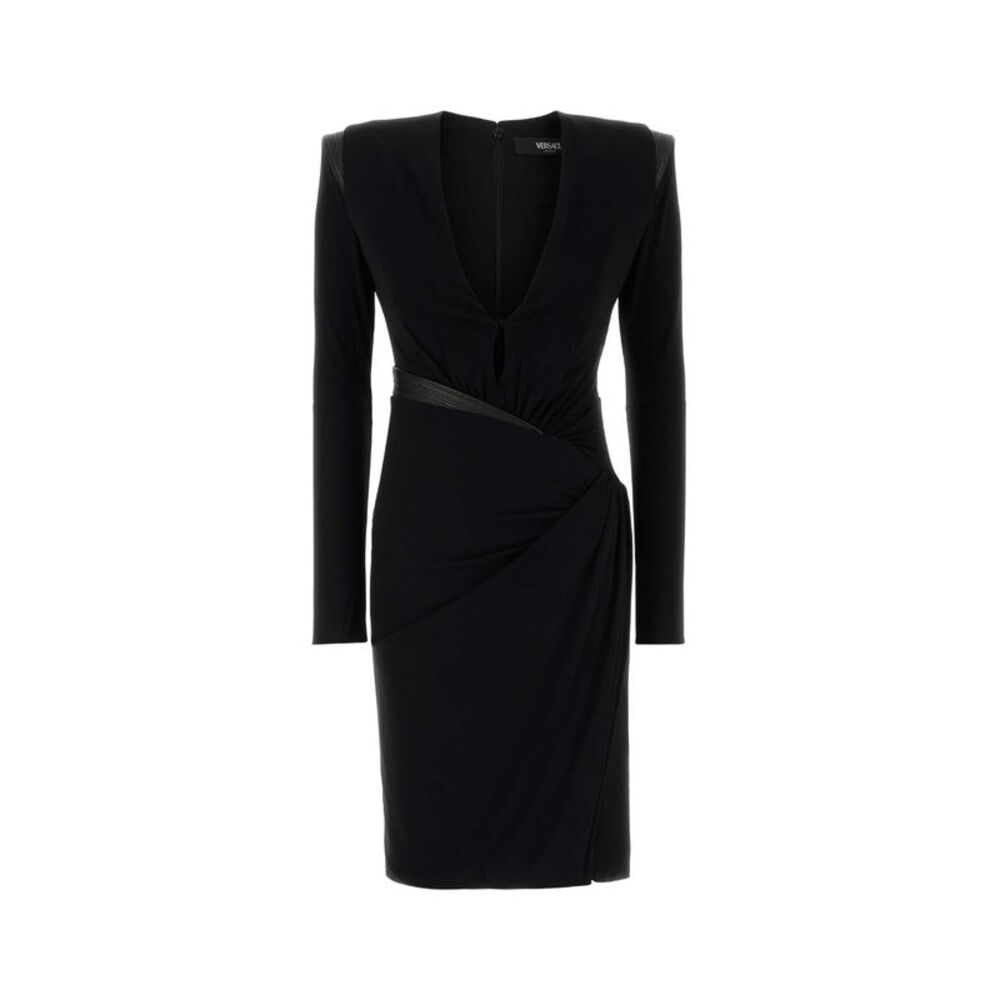 Versace Women Black Crepe Dress